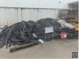 一批火灾受损的铜电缆及光缆1300KG
