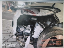 一台4S修复后的整车，大众ID3