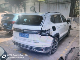 一台4S店修复后整车、大众途岳