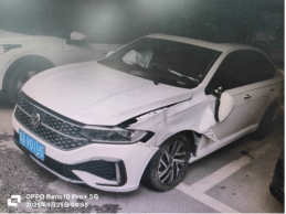 一台4S店修复后整车、大众朗逸2024款