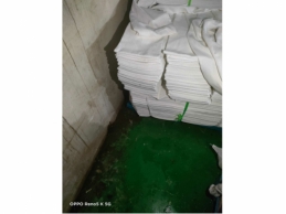 一批受损的存货（涤纶纱800KH、股纱500KG、水带胚800KG）