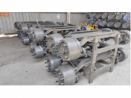 一批运输途中货物滑落受损的前轴总成16个