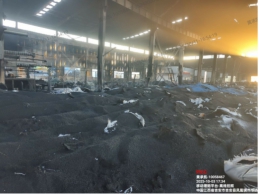 一批火灾受损的厂房废钢约100吨