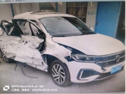 一台4S店修复后整车大众朗逸2024款